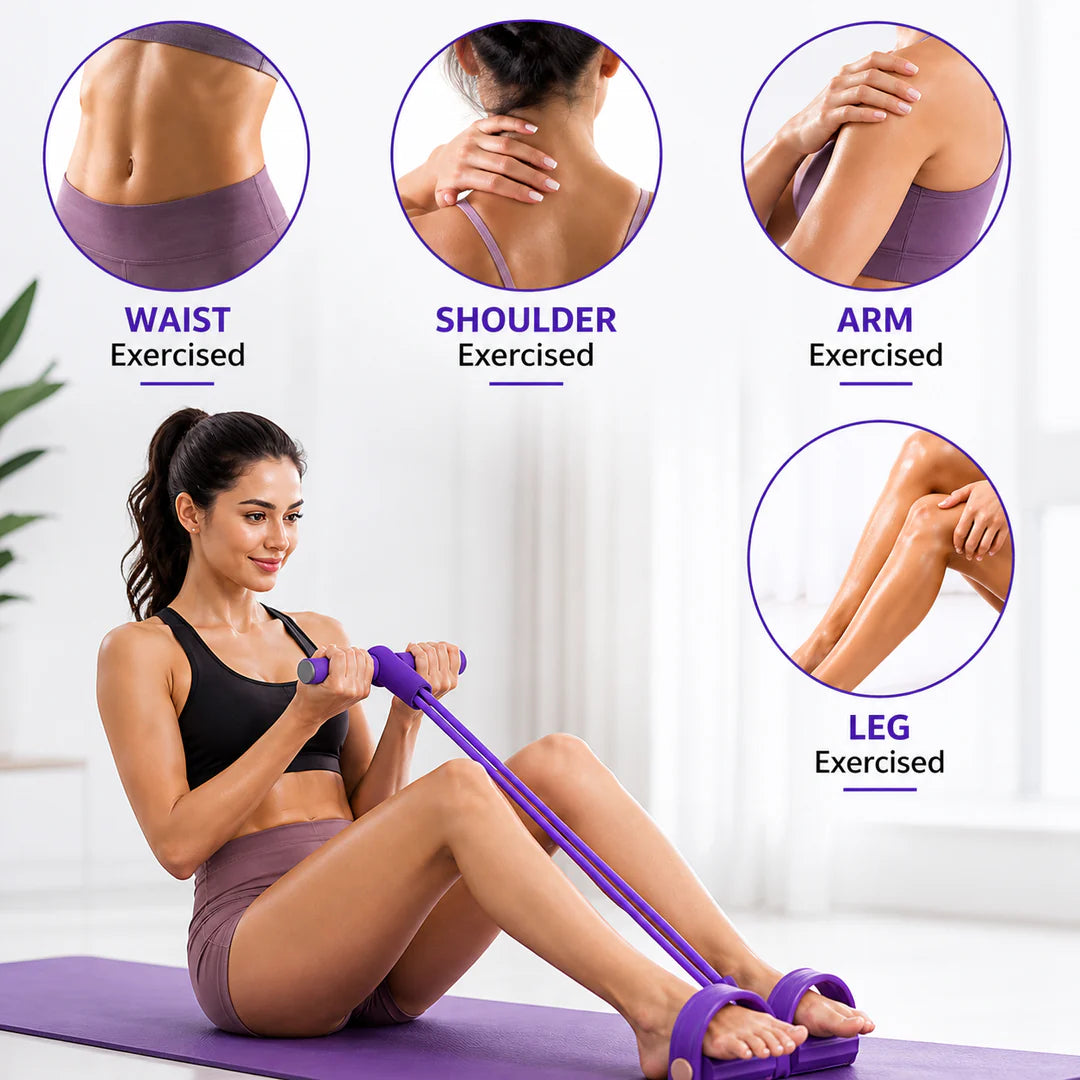 FlexBand - Multifunction Pedal Resistance Band Trainer