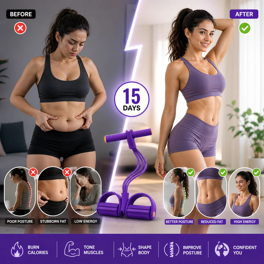 FlexBand - Multifunction Pedal Resistance Band Trainer