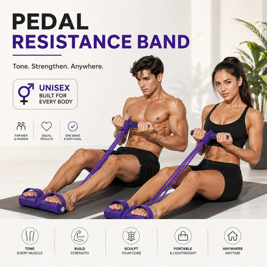 FlexBand - Multifunction Pedal Resistance Band Trainer